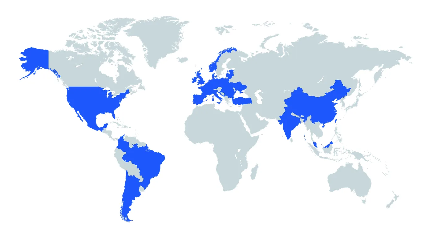 Gi Group Holding countries with direct presence